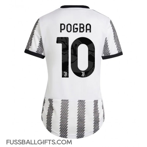 Juventus Paul Pogba #10 Fußballbekleidung Heimtrikot Damen 2022-23 Kurzarm